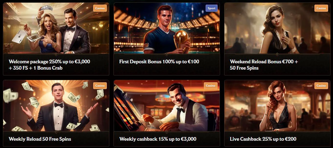 Bonuses crownplay