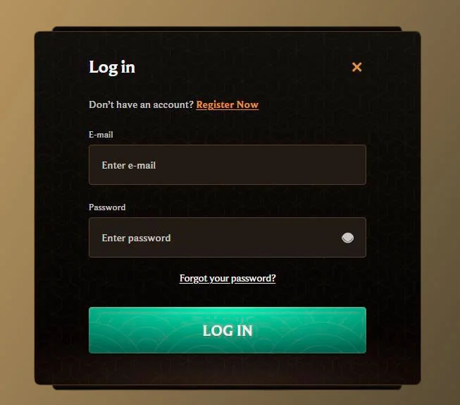 Log in crownplay