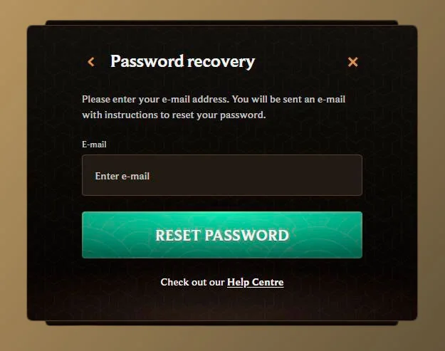 Password recovery crownplay casino